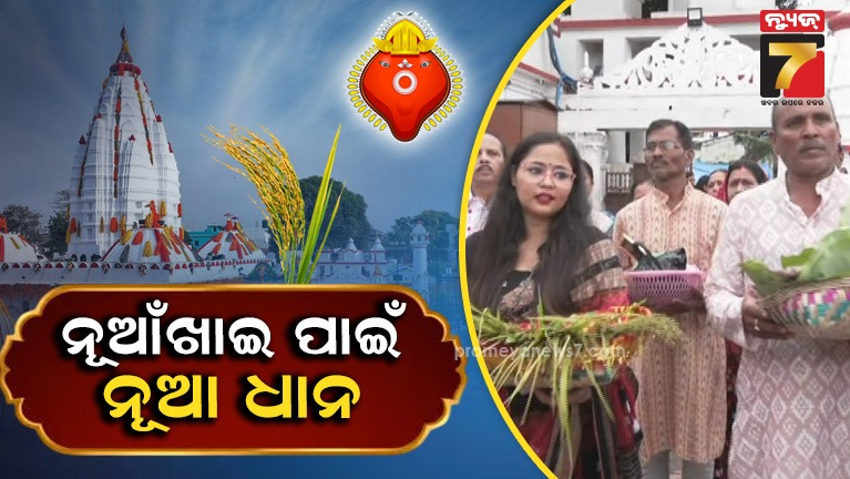 ନୂଆଁଖାଇ-ପାଇଁ-ଆରମ୍ଭ-ହୋଇଛି-ପ୍ରସ୍ତୁତି,-ମା’-ସମଲେଇଙ୍କ-ମନ୍ଦିରକୁ-ଆସିଲା-ନୂଆ-ଧାନ