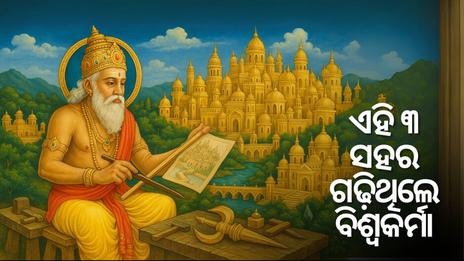 lord-vishwakarma:-ସେ-ଥିଲେ-ବିଶ୍ୱର-ପ୍ରଥମ-ଇଞ୍ଜିନିୟର-ଓ-ସ୍ଥପତି,-ଗଢ଼ିଥିଲେ-ଏହି-୩ଟି-ସହର-ଓ-୪-ଶକ୍ତିଶାଳୀ-ଅସ୍ତ୍ର