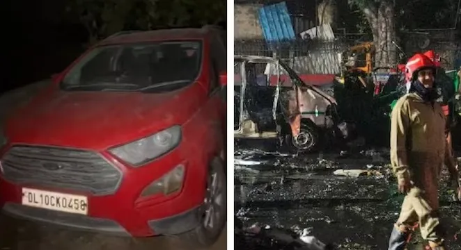 ଦିଲ୍ଲୀ-ବ୍ଲାଷ୍ଟରେ-ସଂପୃକ୍ତ-ଲାଲ-ରଙ୍ଗର-ଇକୋସ୍ପୋର୍ଟ-କାର-ଠାବ,-ଖୋଜୁଥିଲେ-ଦିଲ୍ଲୀର-୫-ଟିମ୍