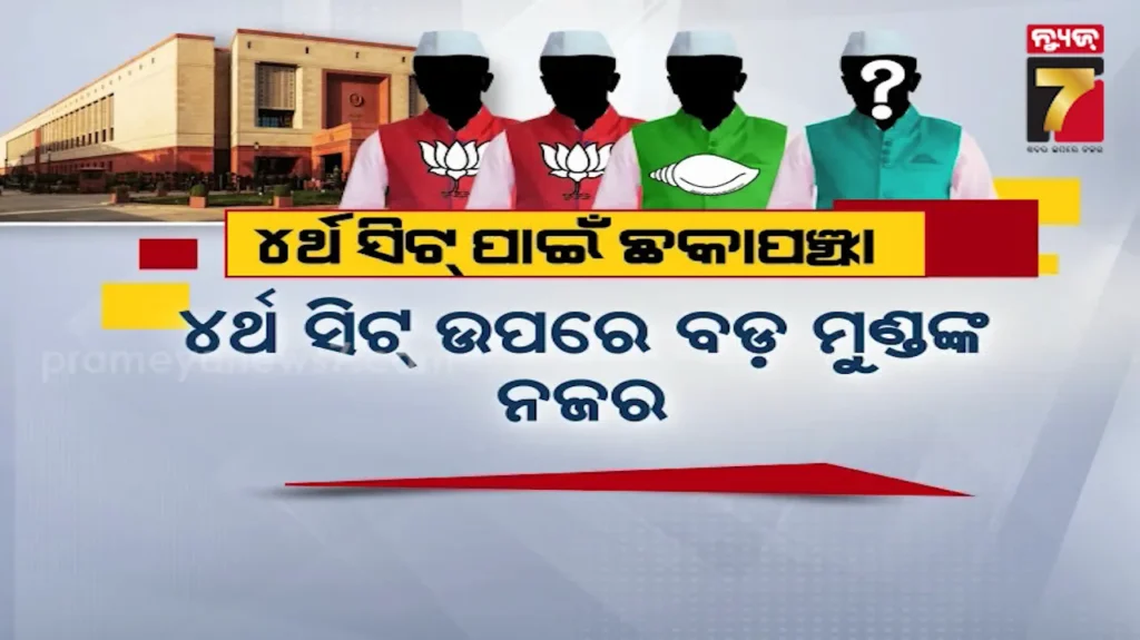 ରାଜ୍ୟସଭାର-୪ର୍ଥ-ସିଟ୍-ପାଇଁ-ଛକାପଞ୍ଛା,-କିଏ-ଯିବେ-୪ର୍ଥ-ସିଟରୁ-ସଂସଦର-ଉଚ୍ଚସଦନ