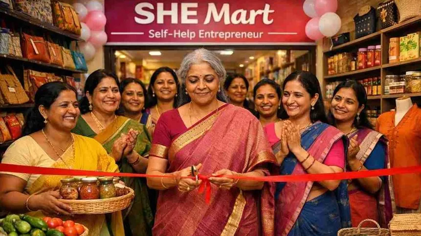 union-budget-2026-27:-ମହିଳାଙ୍କ-ଅର୍ଥମନ୍ତ୍ରୀ-ଘୋଷଣା-କରିଥିବା-‘she-marts’-କ’ଣ?