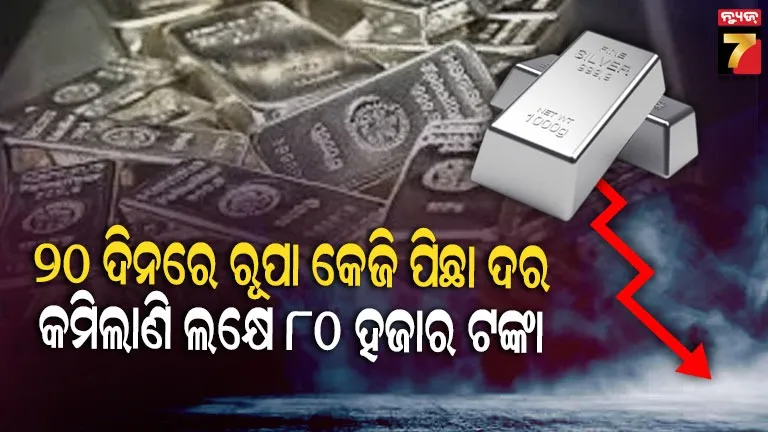 ରୂପା-ମୂଲ୍ୟରେ-ସର୍ବକାଳୀନ-ହ୍ରାସ,-ଜାଣନ୍ତୁ-କେଜି-ପିଛା-କମିଲା-କେତେ?