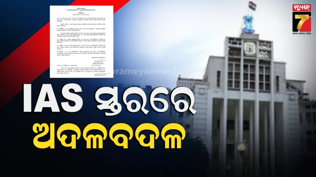 ias-ସ୍ତରରେ-ଅଦଳବଦଳ,-ମନୀଷ-ଅଗ୍ରଓ୍ୱାଲଙ୍କୁ-ମିଳିଲା-ଅତିରିକ୍ତ-ଦାୟିତ୍ୱ