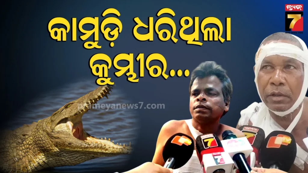 crocodile-attack-:-ଦୁଇ-ଜଣଙ୍କୁ-କାମୁଡ଼ି-ଧରିଥିଲା-କୁମ୍ଭୀର,-ତାପରେ-ଯାହା-ହେଲା-ହୁଏତ-ବିଶ୍ୱାସ-କରି-ପାରିବା-କଷ୍ଟକର